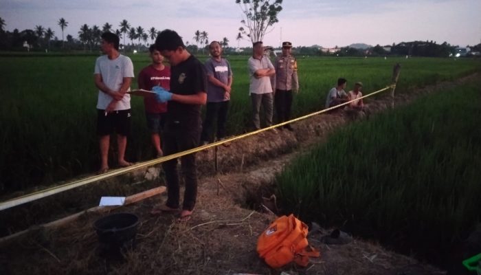 Seorang Pria Ditemukan Meninggal Dunia di Area Persawahan Desa Kuajang