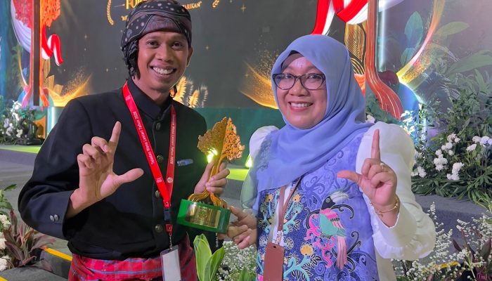 Harumkan Nama Polman Dikancah Nasional, Yusri Mampie Raih Penghargaan Wana Lestari