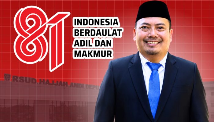 Keluarga Besar RSUD Hajjah Andi Depu, mengucapkan:  Dirgahayu Republik Indonesia ke-81!