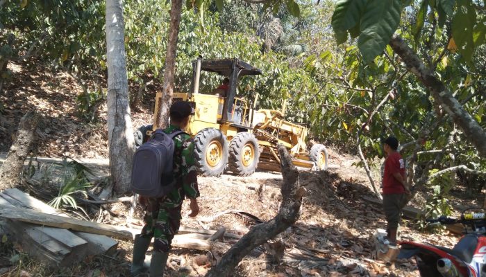 Jembatan Perintis Garuda Rampung, TNI Buka Akses Jalan 2 Km untuk Warga