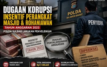 Polda Sulbar Bidik Dugaan Korupsi Insentif Perangkat Masjid dan Rohaniawan Polman