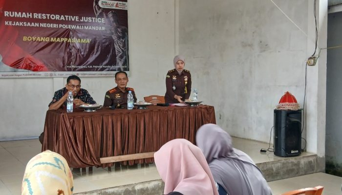 Kejari Polman Damaikan Dua Pihak Lewat Restorative Justice