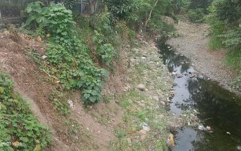 Kerusakan Tanggul Tebing Sungai di Batetangnga Di Khatirkan Ancam Pemukiman