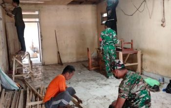 Usai Bedah 5 Rumah Warga, Kodim 1402/Polman Juga Rehab Panti Asuhan di Lapeo