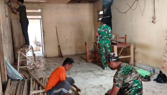 Usai Bedah 5 Rumah Warga, Kodim 1402/Polman Juga Rehab Panti Asuhan di Lapeo