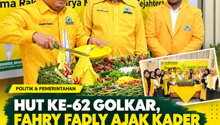 HUT ke-62 Golkar, Fahry Fadly Tekankan Soliditas dan Pengabdian