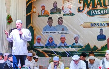 Pasar Baru Polewali Berdzikir berlangsung Khidmat