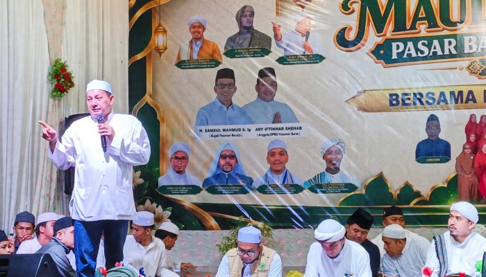 Pasar Baru Polewali Berdzikir berlangsung Khidmat