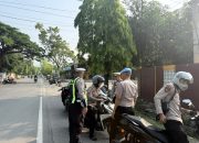 Pastikan Personel Tertib Berlalu Lintas, Propam dan Sat Lantas Polres Polman Gelar Pemeriksaan